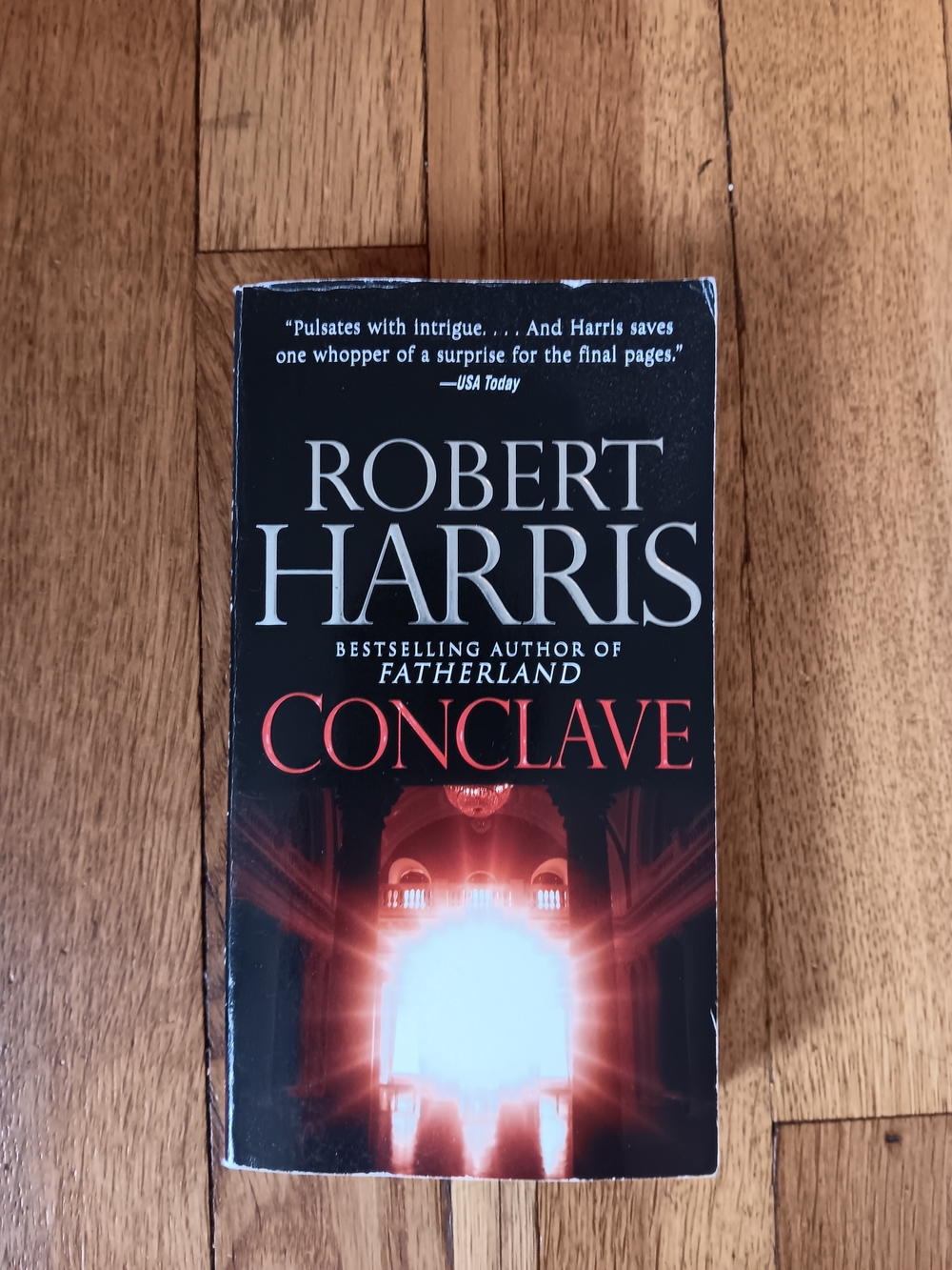 Conclave - Black and Red Paperback Thriller